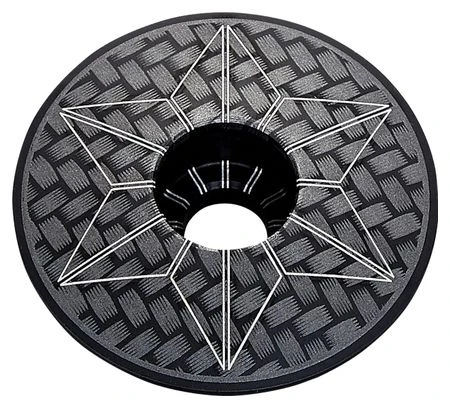 Supacaz Capz Anodis Lazer Campana De Dirección De Carbono 1 Supacaz Capz Anodis Lazer Campana De Dirección De Carbono