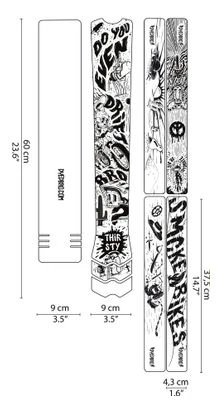 Dyedbro Frame Fluor Frame Película Protectora Negro 6 Dyedbro Frame Fluor Frame Película Protectora Negro - Imagen 6