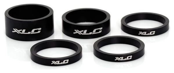 JUEGO DE 5 SEPARADORES DE DIRECCIÓN XLC NEGRO MATE 1 JUEGO DE 5 SEPARADORES DE DIRECCIÓN XLC NEGRO MATE