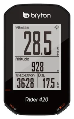 Ordenador GPS BRYTON Rider 420E (sin Sensor)