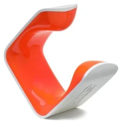 Portabicicletas De Pared Hornit Clug Plus (70-81 Mm / 2.75-3.2 '') Blanco / Naranja