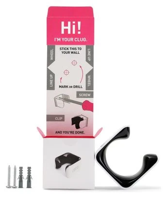 Soporte Para Bicicleta Hornit Clug MTB XL De Montaje En Pared (58-69 Mm / 2 3-2 7 '') Blanco / Negro 2 Soporte Para Bicicleta Hornit Clug MTB XL De Montaje En Pared (58-69 Mm / 2 3-2 7 '') Blanco / Negro - Imagen 2