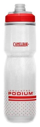 Botella Aislada Camelbak Podium Chill 0 71 L Blanco / Rojo
