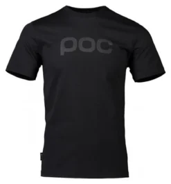 Camiseta Poc Logo Negra Uranio