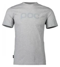 Camiseta Con Logo De Poc Gris Melange
