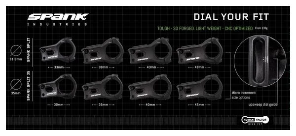 Spank Split Stem 0 31.8 Mm Negro Rojo 4 Spank Split Stem 0 31.8 Mm Negro Rojo - Imagen 4