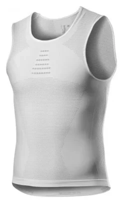 Capa Base Sin Mangas Sin Costuras Castelli Core Blanca