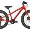 Cannondale Kids Cujo 20 Shimano Tourney 7S Roja Bicicleta De Montaña Sólida Para Niños