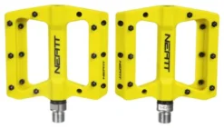 Par De Pedales Planos Neatt Composite 8 Pines Amarillo