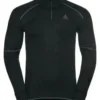 Maillot Mangas Largas 1/2 Cremallera Odlo Active X-Warm Eco Negro