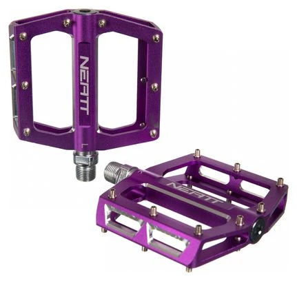 Par De Pedales Planos Neatt Attack V2 De 8 Pines Morados 2 Par De Pedales Planos Neatt Attack V2 De 8 Pines Morados - Imagen 2