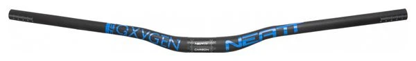 Neatt Oxygen Carbon Manillar 780mm 31.8mm Negro Azul 1 Neatt Oxygen Carbon Manillar 780mm 31.8mm Negro Azul