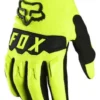 Par De Guantes Fox Dirtpaw Para Niños Amarillo Neón