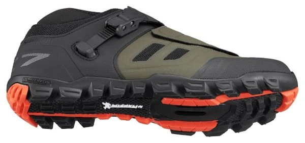 Par De Zapatillas MTB Shimano ME702 Verde Oliva 3 Par De Zapatillas MTB Shimano ME702 Verde Oliva - Imagen 3