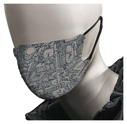 Máscara Gráfica Tucano Urbano Rina Gris (juego De 2) 1 Máscara Gráfica Tucano Urbano Rina Gris (juego De 2)