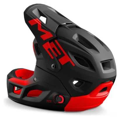 Casco Met Parachute MCR Mips Con Barboquejo Extraíble Negro Brillante Mate Rojo 2021 3 Casco Met Parachute MCR Mips Con Barboquejo Extraíble Negro Brillante Mate Rojo 2021 - Imagen 3