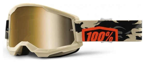 Máscara 100% STRATA 2 Gold Brown 1 Máscara 100% STRATA 2 Gold Brown