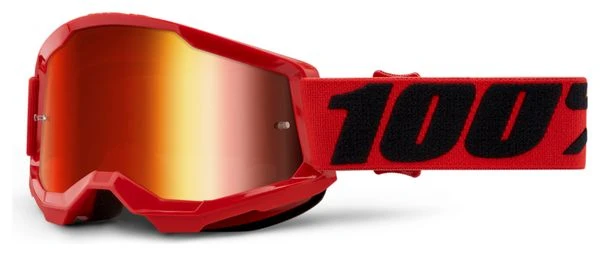 Máscara 100% STRATA 2 Red 1 Máscara 100% STRATA 2 Red