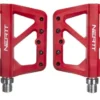 Par De Pedales Planos Neatt Composite 5 Pines Rojo