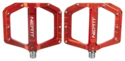 Par De Pedales Planos Neatt Oxygen V2 8 Pines Naranja