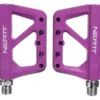 Par De Pedales Planos Neatt Composite De 5 Pines Morados