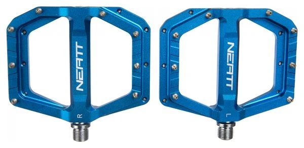 Par De Pedales Planos Neatt Oxygen V2 8 Pines Azul 1 Par De Pedales Planos Neatt Oxygen V2 8 Pines Azul