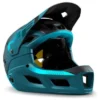 Casco Integral Met Parachute MCR Mips Con Mentonera Extraíble Matte Petrol Blue 2021