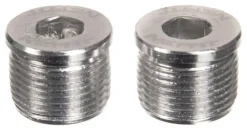 Cubiertas De Eje De Pedal Plateadas Neatt Attack V2 / Oxygen V2 (x2)