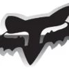 Autocollant Fox FOX HEAD 7'' Chrome TU