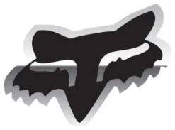 Autocollant Fox FOX HEAD 7'' Chrome TU