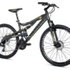 Moma Bikes Bicicleta Montaña EQX 26'Alu SHIMANO 24V Doble Freno Disco Doble Susp. (Varias Tallas)