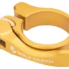 Wolf-tooth Abrazadera Para Tija De Sillín Con Forma De Diente De Lobo Liberación Rápida Dorado