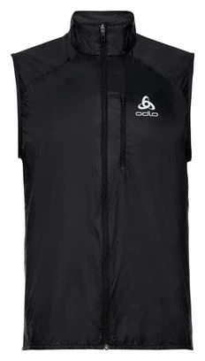 Chaqueta Cortavientos Sin Mangas Odlo Zeroweight Warm Negro