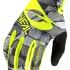 Guantes Largos Niños O'Neal MATRIX CAMO V.22 Gris / Amarillo