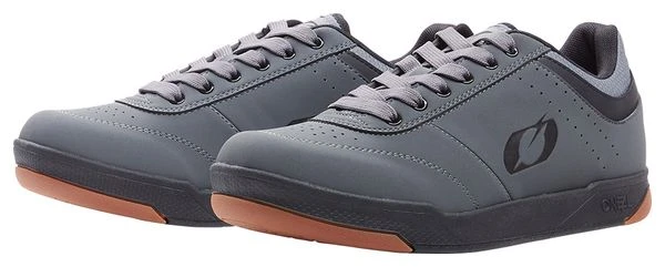Par De Zapatillas MTB O'Neal PUMPS FLAT V.22 Gris / Negro 1 Par De Zapatillas MTB O'Neal PUMPS FLAT V.22 Gris / Negro