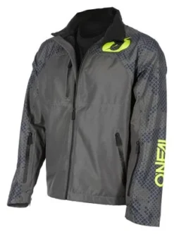 Chaqueta Impermeable O'Neal SHORE Rain V.22 Gris / Amarillo
