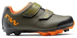 Zapatillas MTB Northwave Origin Junior Verde Naranja