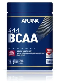 Apurna BCAA 4: 1: 1 Frutos Rojos - Tarro 400g