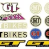 Paquete De Pegatinas GT Bikes