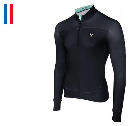 Maillot De Manga Larga LeBram Cross Fry Negro Verde Tailored Fit 1 Maillot De Manga Larga LeBram Cross Fry Negro Verde Tailored Fit