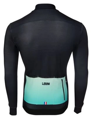 Maillot De Manga Larga LeBram Cross Fry Negro Verde Tailored Fit 3 Maillot De Manga Larga LeBram Cross Fry Negro Verde Tailored Fit - Imagen 3