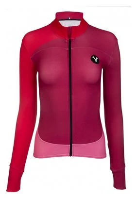 LeBram Madeleine Maillot De Manga Larga Para Mujer Fuschia / Rosa Entallado 2 LeBram Madeleine Maillot De Manga Larga Para Mujer Fuschia / Rosa Entallado - Imagen 2