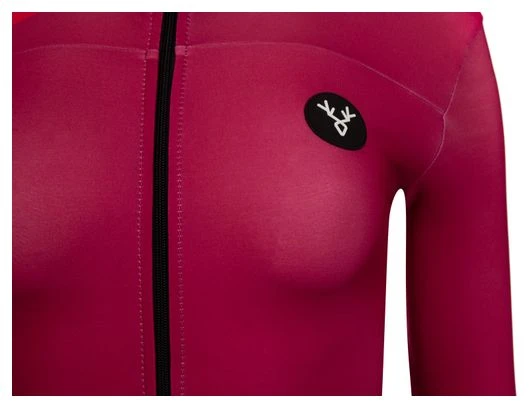 LeBram Madeleine Maillot De Manga Larga Para Mujer Fuschia / Rosa Entallado 4 LeBram Madeleine Maillot De Manga Larga Para Mujer Fuschia / Rosa Entallado - Imagen 4