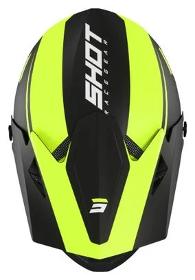 Casco Integral Shot Rogue Noir / Jaune / Fluo 2 Casco Integral Shot Rogue Noir / Jaune / Fluo - Imagen 2