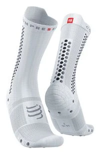 Calcetines Compressport Pro Racing Socks V4.0 Bike - Blanc