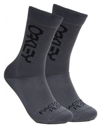 Calcetines Oakley Factory Pilot - Gris 1 Calcetines Oakley Factory Pilot - Gris