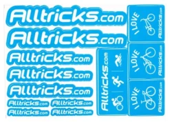 ALLTRICKS Pegatinas Azul