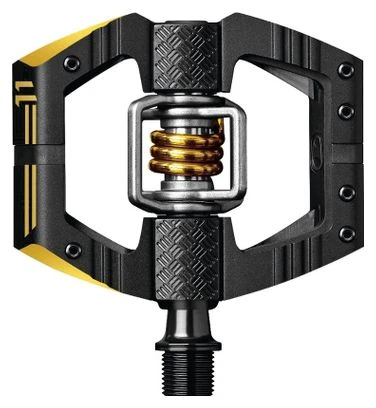 Crankbrothers CRANK BROTHERS MALLET E 11 Pedales Sin Clip Con Jaula Black Gold 1 Crankbrothers CRANK BROTHERS MALLET E 11 Pedales Sin Clip Con Jaula Black Gold