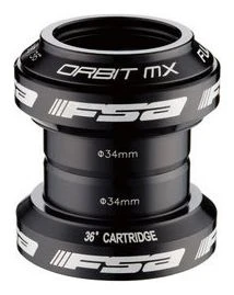 Juego De Dirección FSA Orbit MX 1'' 1/8 Sin Estrellas Y Tapón Negro