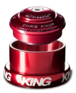 Chris-king CHRIS KING Auriculares INSET 2 Semi-integrado Y Externo Cónico 1''1 / 8-1.5 '' Rojo